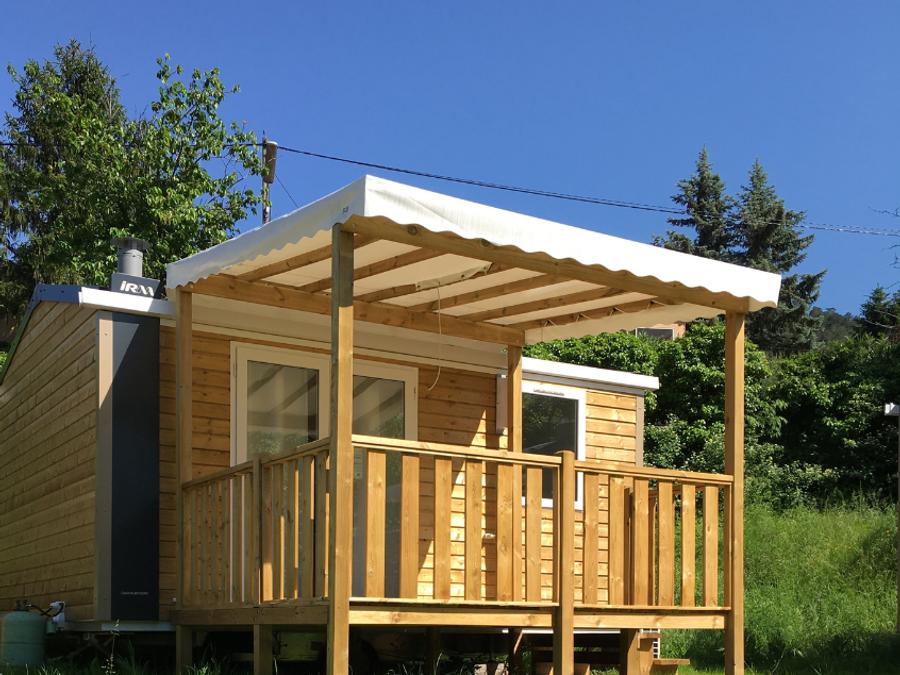 Mobilhome 2 personnes - Saphir 18m² + terrasse couverte + climatisation 5