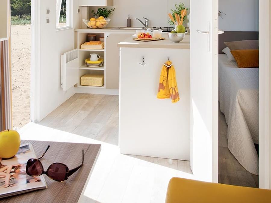 Mobilhome 2 personnes - Saphir 18m² + terrasse couverte + climatisation 3