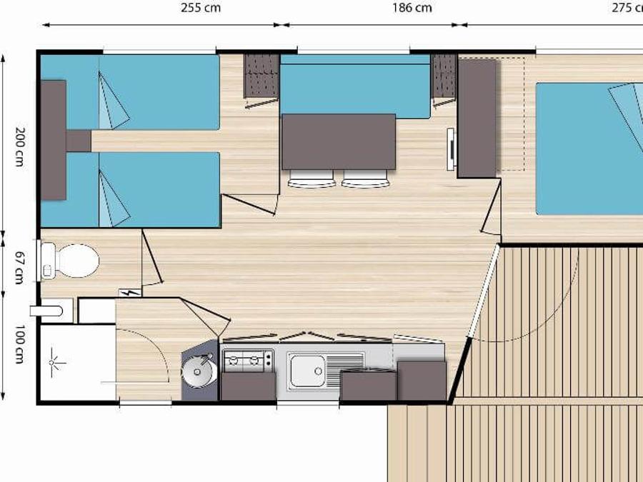 Mobilhome 5 personnes - Cocooning 5