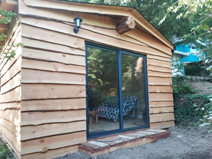 Chalet 2 personnes - CHALET BOIS 28 m2 2 personnes 5