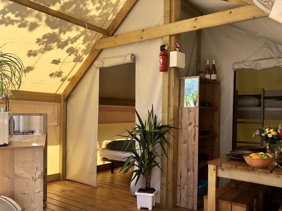 Tente 4 personnes - ECOLODGE sans sanitaires 8