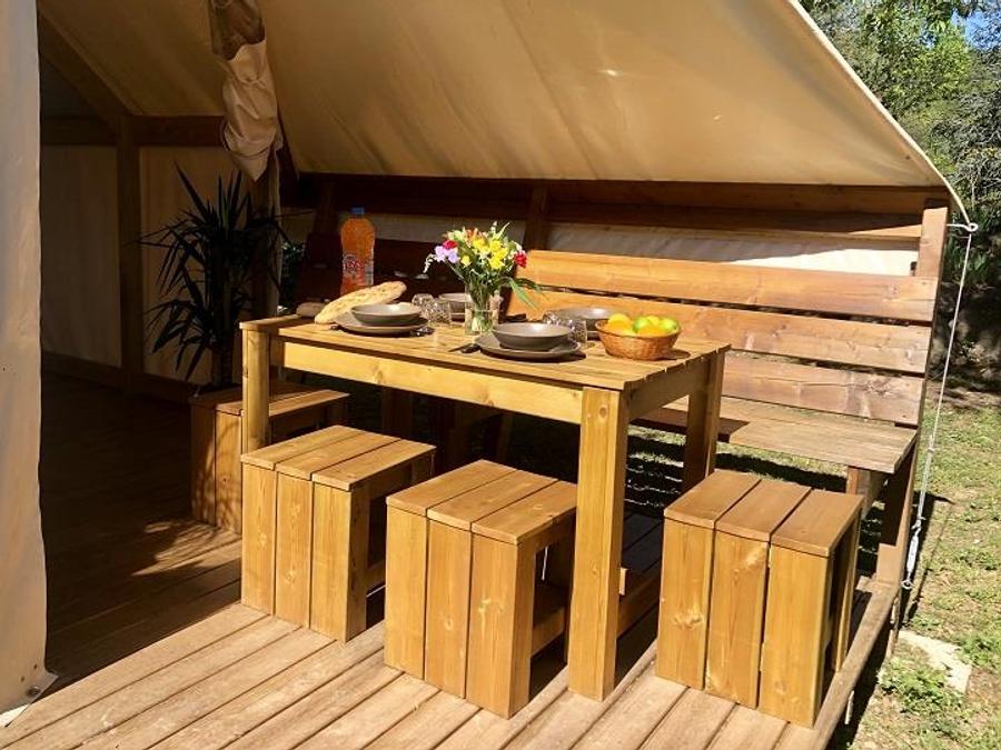 Tente 4 personnes - ECOLODGE sans sanitaires 7
