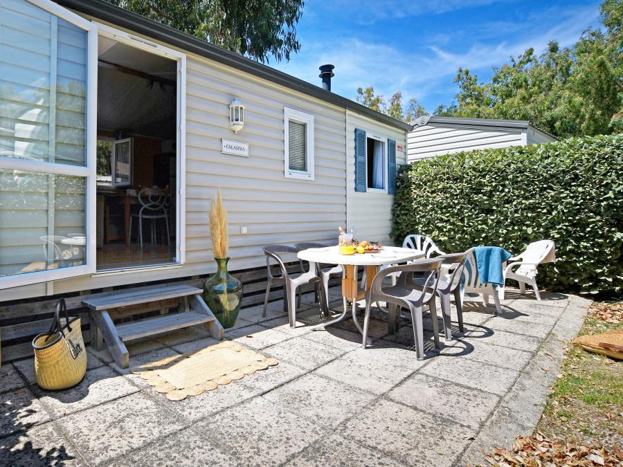 Mobilhome 4 personnes - Argentella 31 m², climatisé, 2 chambres 1