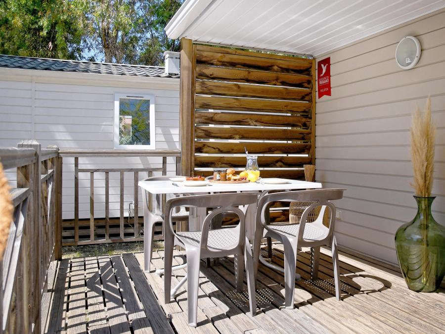 Mobilhome 4 personnes - Palombaggia 31 m², climatisé, 2 chambres 1