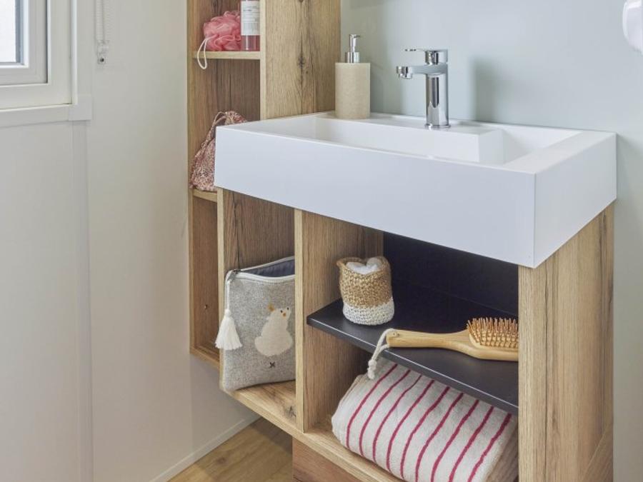 Mobilhome 6 personnes - Ostriconi 35 m², climatisé, 3 chambres 2 sdb 3