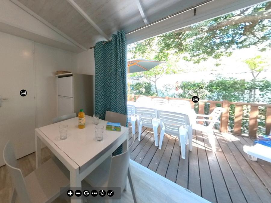 Mobilhome 8 personnes - Cottage Famille 4 chambres + Clim 8