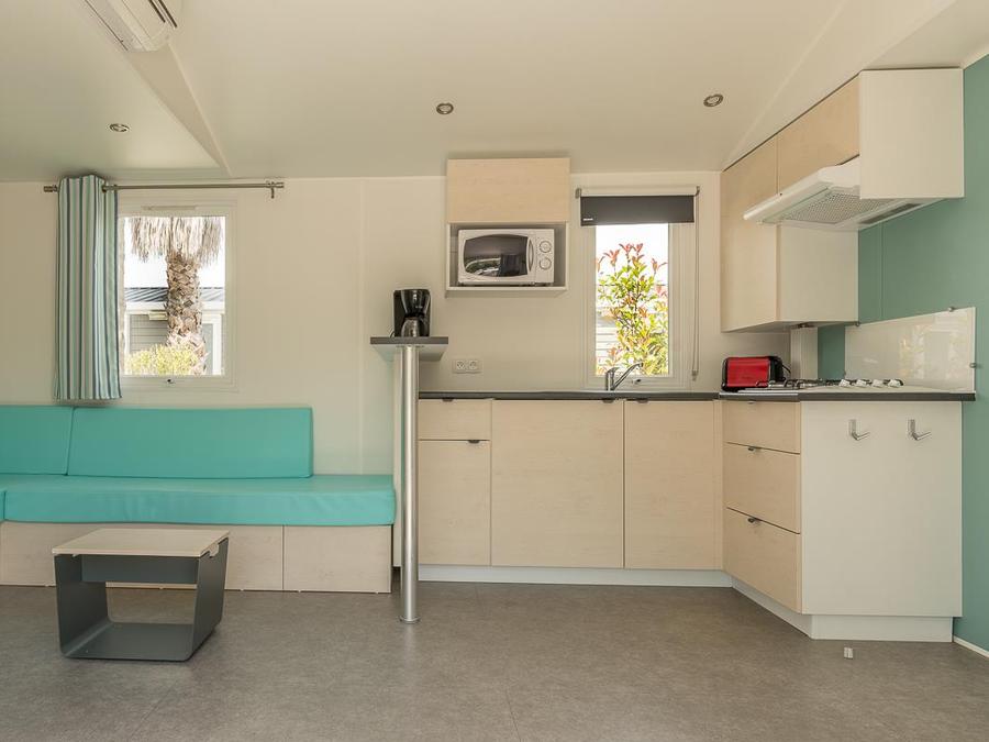 Mobilhome 8 personnes - Cottage Famille 4 chambres + Clim 2