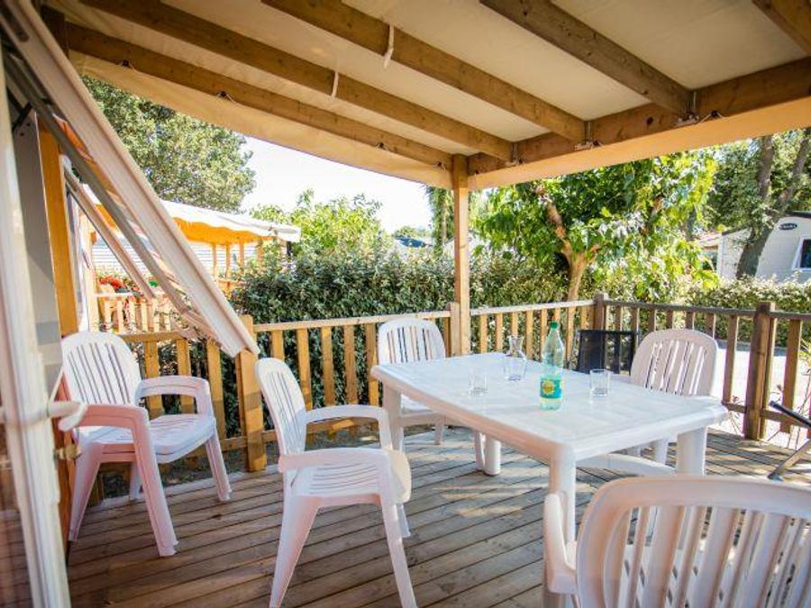 Mobilhome 6 personnes - C- Mobil-home caraïbes climatisé 2 chambres 1