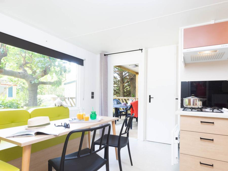 Mobilhome 4 personnes - Mobile-Home LOGGIA2 CLIM / TV 3