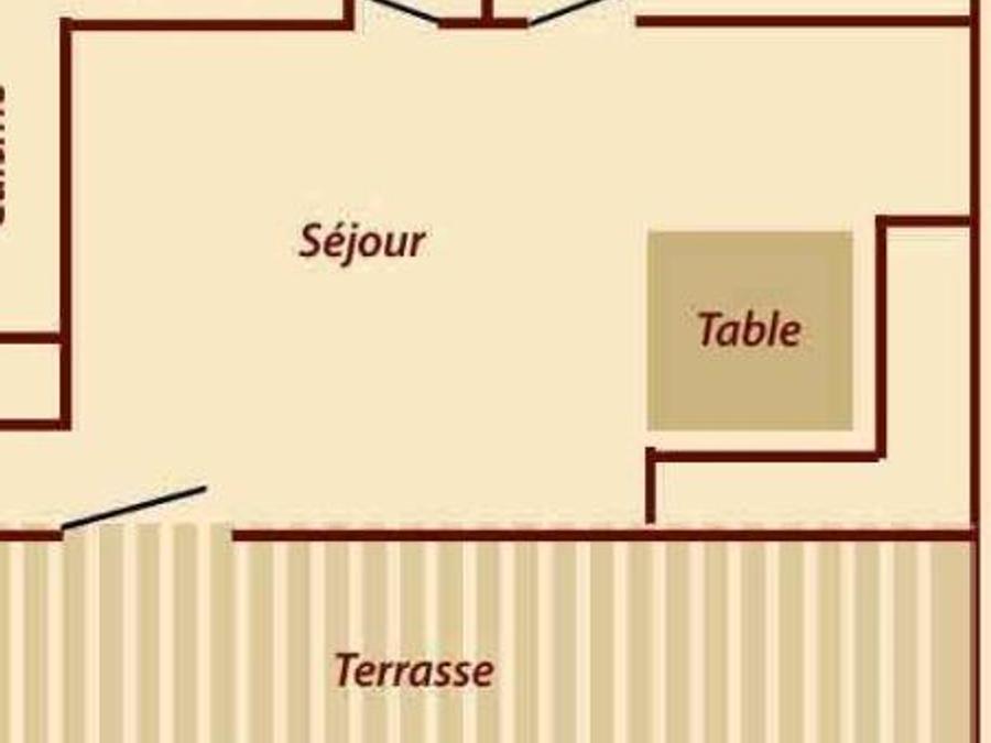 Chalet 2 personnes - Standard 20m² - 1 chambre + terrasse couverte 1