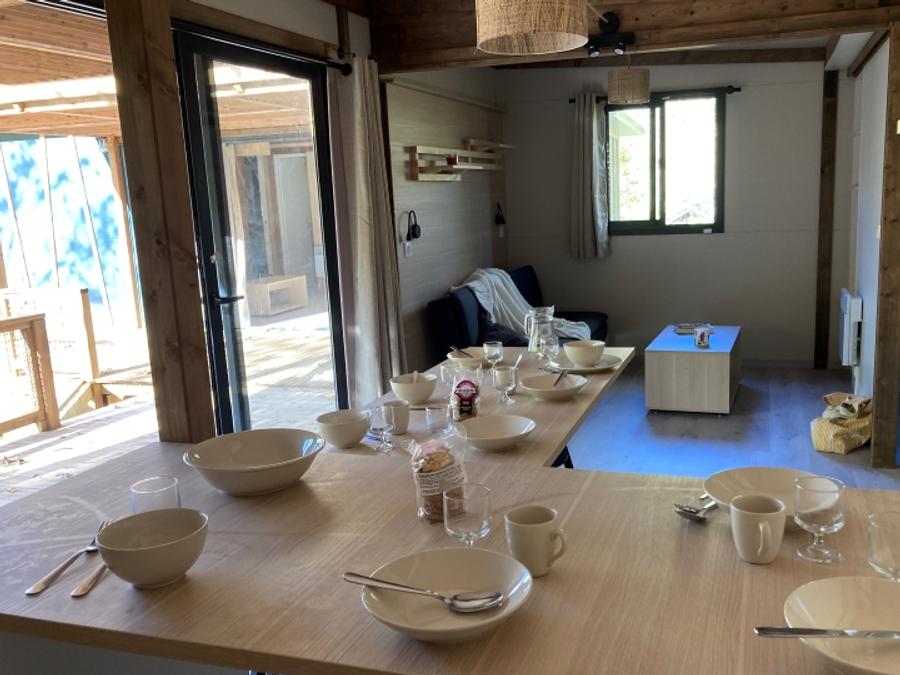 Chalet 10 personnes - Portland Premium 70m² - 5 chambres (2+3) + TV + LV + Terrasse semi couverte 1
