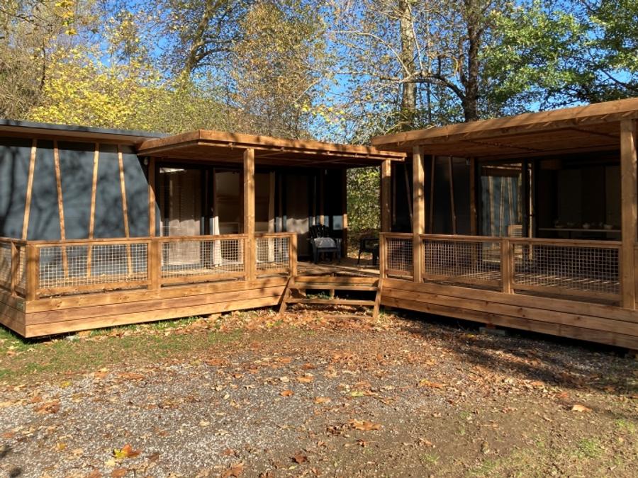 Chalet 10 personnes - Portland Premium 70m² - 5 chambres (2+3) + TV + LV + Terrasse semi couverte 0