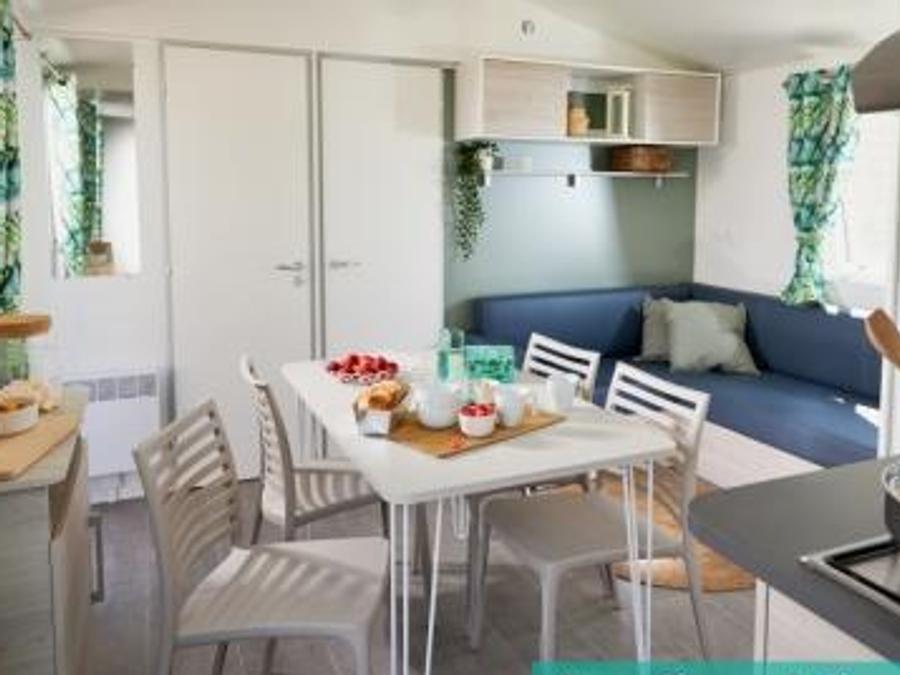 Mobilhome 4 personnes - Home Flower Premium 29 m² - 2 chambres + TV + LV +Terrasse + Clim 2