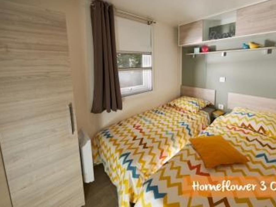 Mobilhome 6 personnes - Home Flower Premium 33m² - 3 chambres + TV + LV + Terrasse + Clim 3