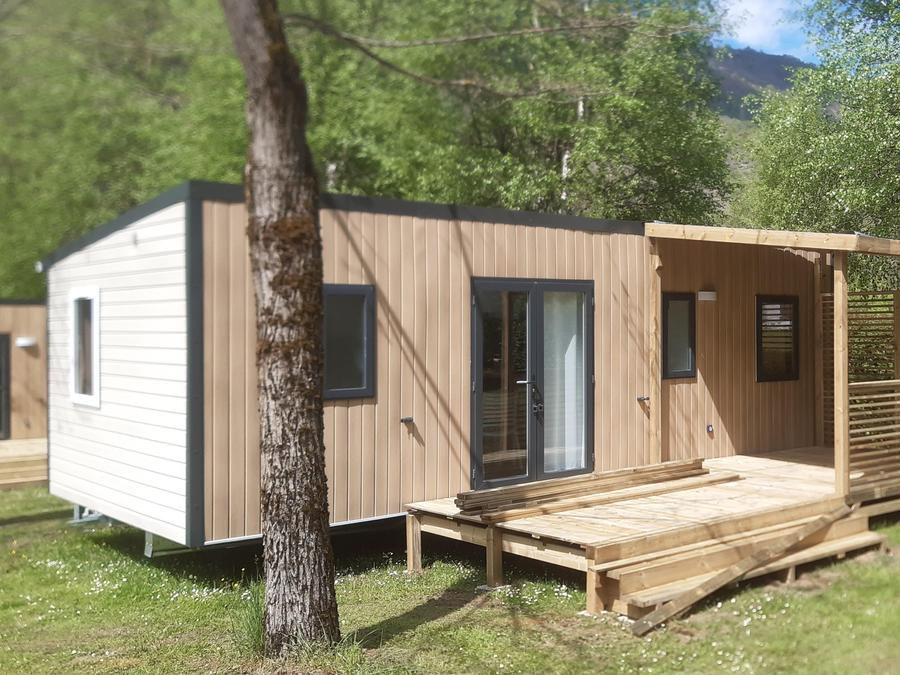 Mobilhome 6 personnes - Home Flower Premium 33m² - 3 chambres + TV + LV + Terrasse + Clim 1