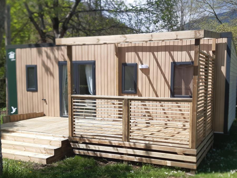 Mobilhome 6 personnes - Home Flower Premium 33m² - 3 chambres + TV + LV + Terrasse + Clim 0