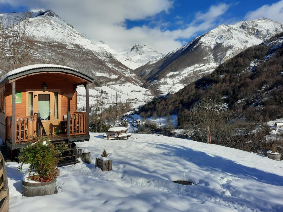 Tiny house 4 personnes - Roulotte Edelweiss 18 m² 3