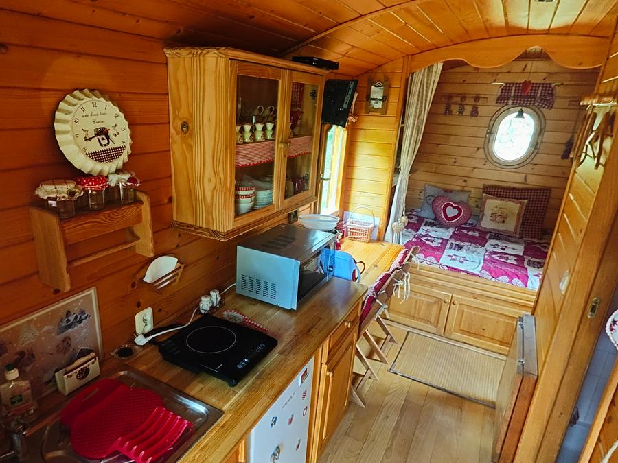 Tiny house 2 personnes - Roulotte Gentiane 12 M² 4