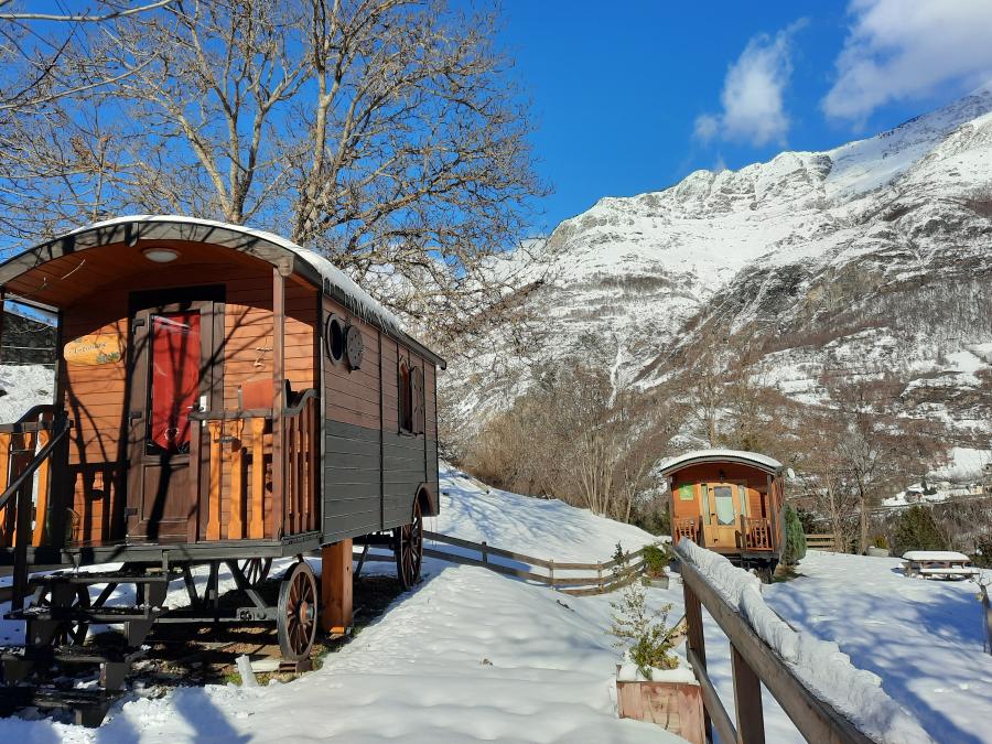 Tiny house 2 personnes - Roulotte Gentiane 12 M² 3