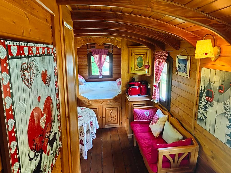Tiny house 2 personnes - Roulotte Ancolie 2