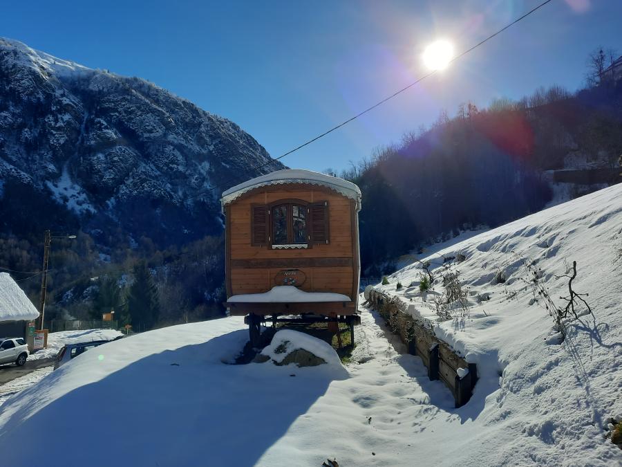 Tiny house 2 personnes - Roulotte Ancolie 3