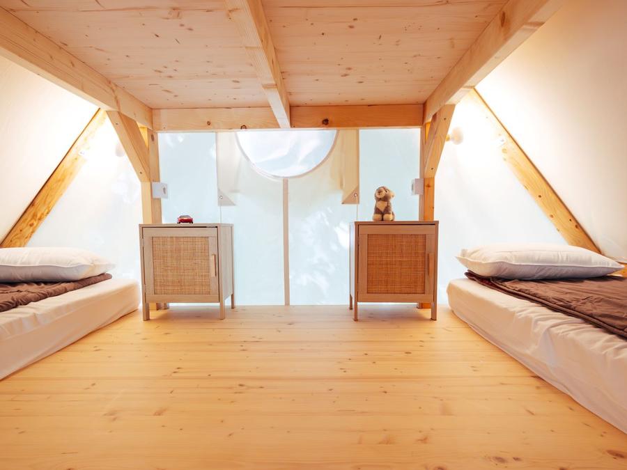 Tente en toile et en bois 4 personnes - LODGE TRAPPEUR 4 pers 2