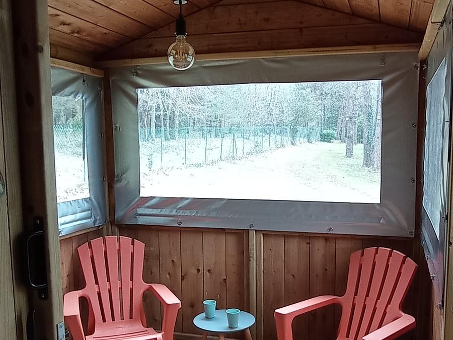 Chalet 2 personnes - Lodge Bois sans sanitaires 16m2 8