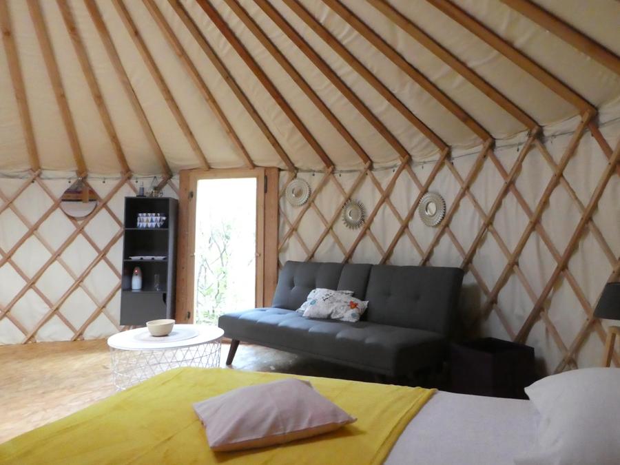 Insolite 4 personnes - Yourte scandinave - sans sanitaires - terrasse 5