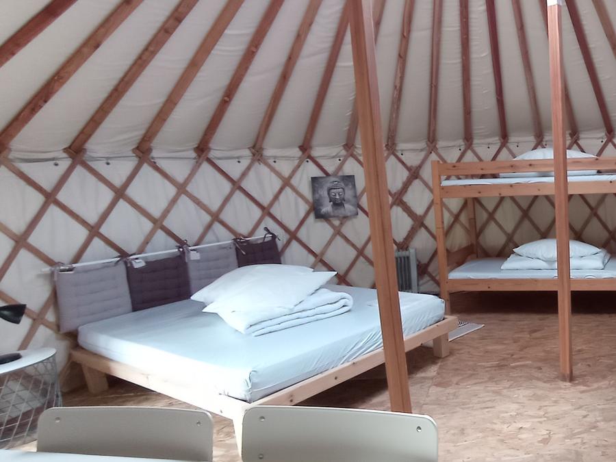 Insolite 4 personnes - Yourte scandinave - sans sanitaires - terrasse 10