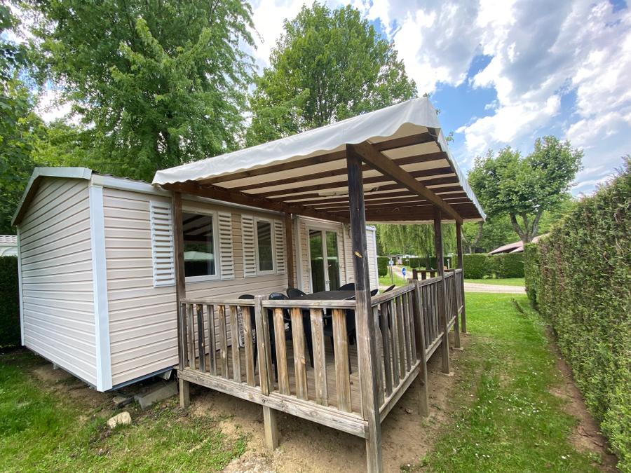 Mobilhome 6 personnes - COUFLENS DIMANCHE avec terrasse couverte 1
