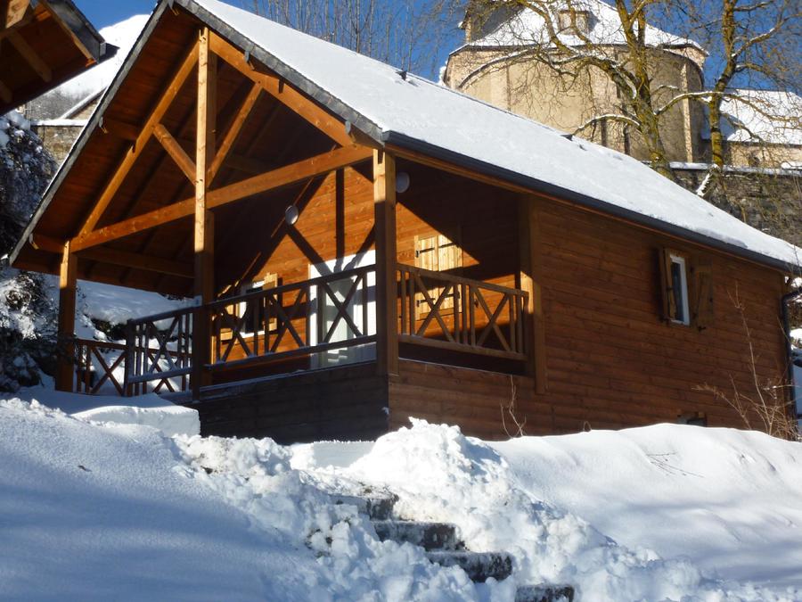 Chalet 6 personnes - Chalet bois 3 chambres TV LV Terrasse couverte 2