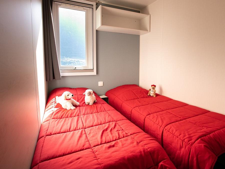 Mobilhome 8 personnes - Cottage 4 chambres TV LV Terrasse semi-couverte 4
