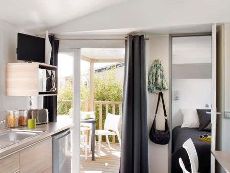 Mobilhome 5 personnes - ARDIDEN TV LV Terrasse semi-couverte 5