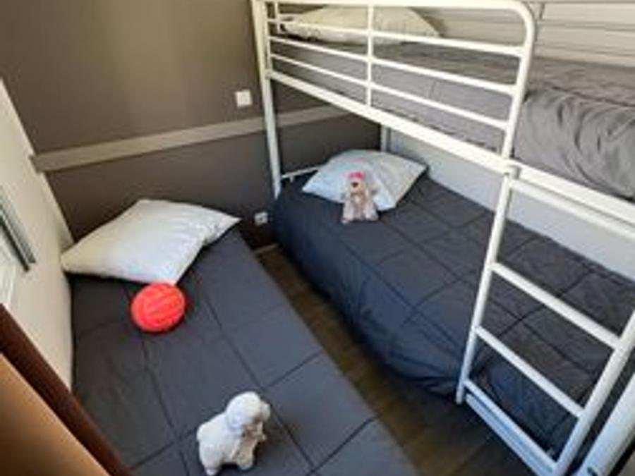 Mobilhome 5 personnes - Mobil-home Gavarnie 2 chambres TV LV Terrasse semi couverte 3