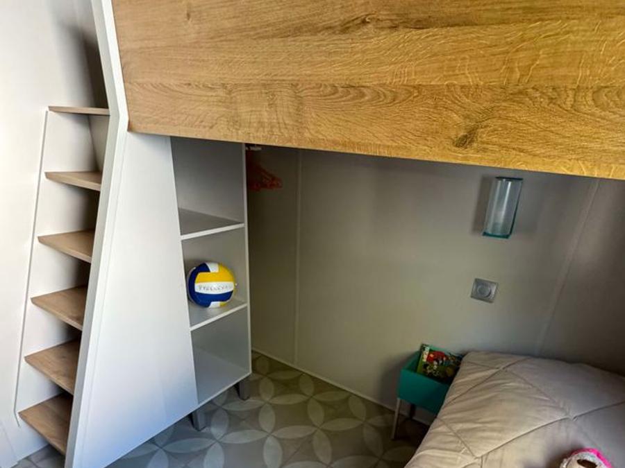 Mobilhome 5 personnes - Mobil-home Vignemale 2 chambres TV LV Terrasse semi couverte 5