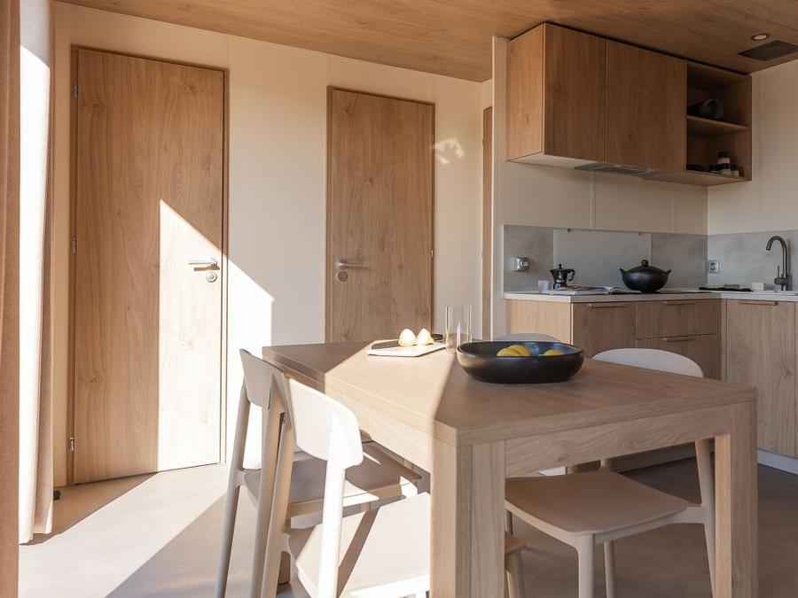 Mobilhome 5 personnes - Troumouse 2 chambres TV LV Terrasse semi-couverte 9