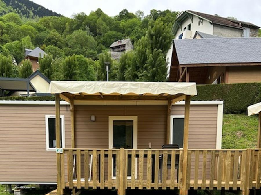 Mobilhome 5 personnes - Mobil-home TAILLON 2 chambres TV LV CLIMATISATION Terrasse semi-couverte 3