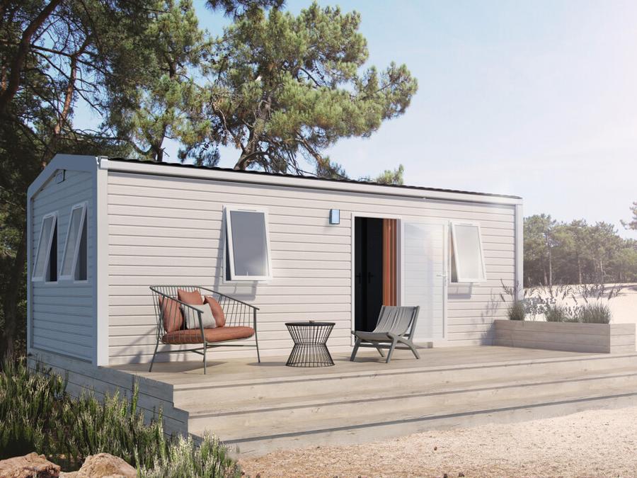 Mobilhome 5 personnes - Mobil-home TAILLON 2 chambres TV LV CLIMATISATION Terrasse semi-couverte 0