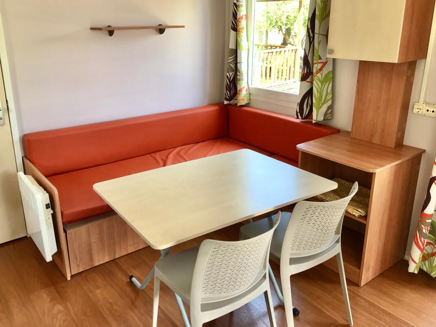Mobilhome 4 personnes - Loggia 31m², 2 chambres, terrasse Loggia intégrée, climatisation 4