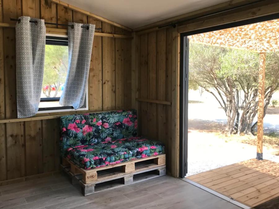 Chalet 4 personnes - Cabane Tithome 20m², 2 chambres (sans sanitaire) 4 pers. 3