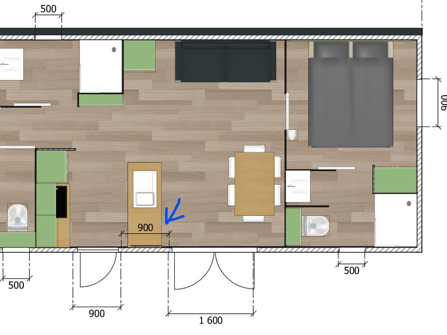 Mobilhome 6 personnes - XL premium 6pers 2 sdb, 3 chambres +terrasse couverte+ tv+lave vaisselle+climatisation 0