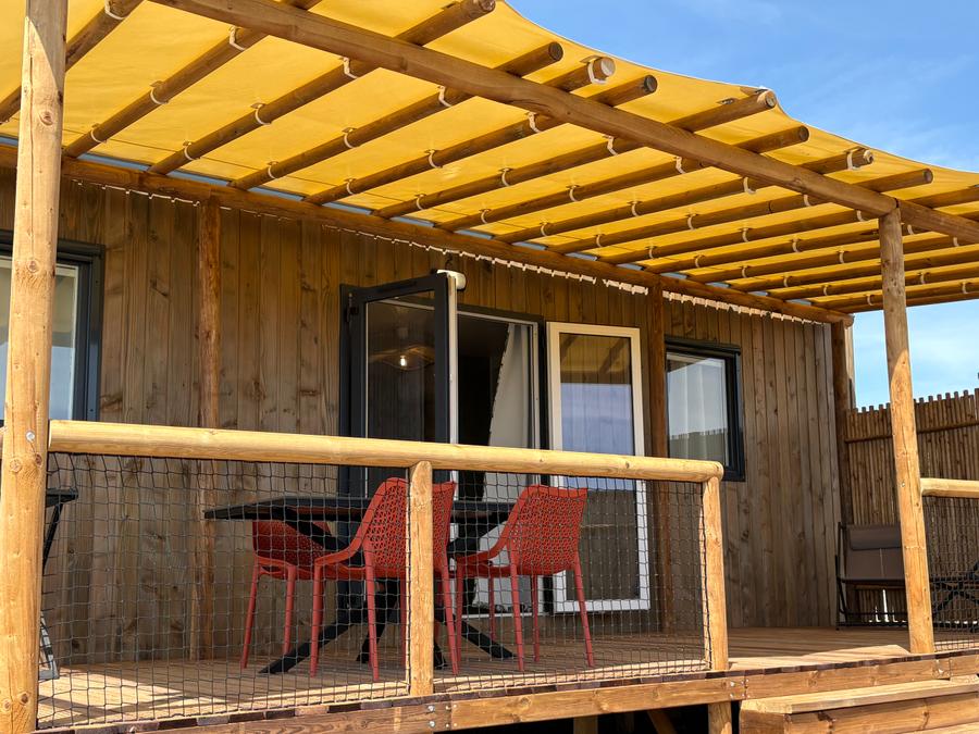 Mobilhome 4 personnes - XXL premium 35m² 2sdb, 2 chambres,tv,lave vaisselle, climatisation 2