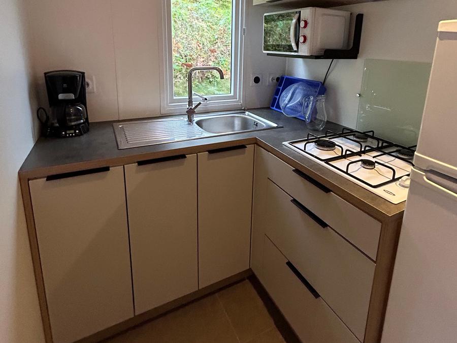 Mobilhome 2 personnes - Welcome 2P - 1 chambre, avec terrasse couverte 5