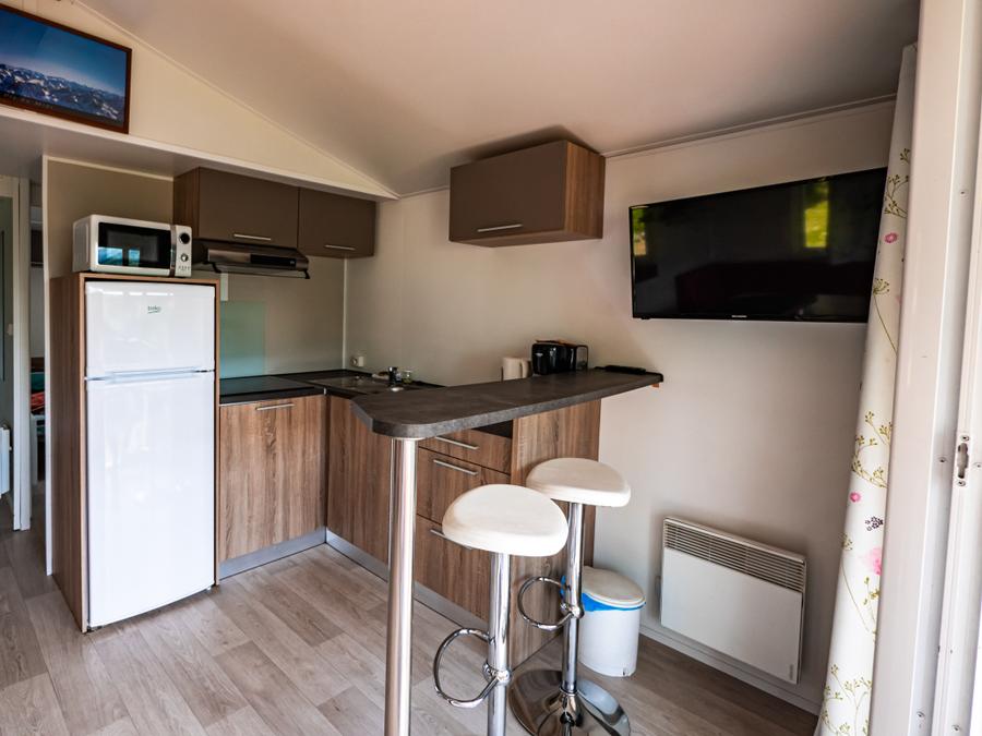 Mobilhome 4 personnes - Mobile home Tourmalet Draps + serviettes compris 8
