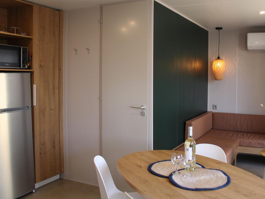 Mobilhome 4 personnes - Moorea 52 m² - 3 pièces - 2 chambres - Jacuzzi privatif - Climatisation 10