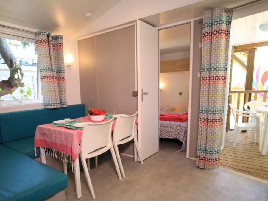 Mobilhome 4 personnes - Hawaï - 32 m² - 2 chambres - Jacuzzi 2