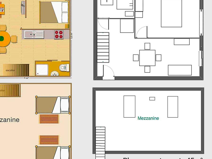 Appartement 4 personnes - Appartement 3 pièces Accueil 45 m² - 2 chambres - Climatisation et TV 3
