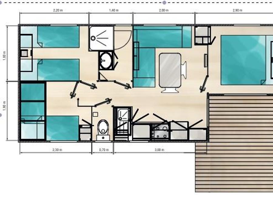 Mobilhome 6 personnes - JONQUILLE 5
