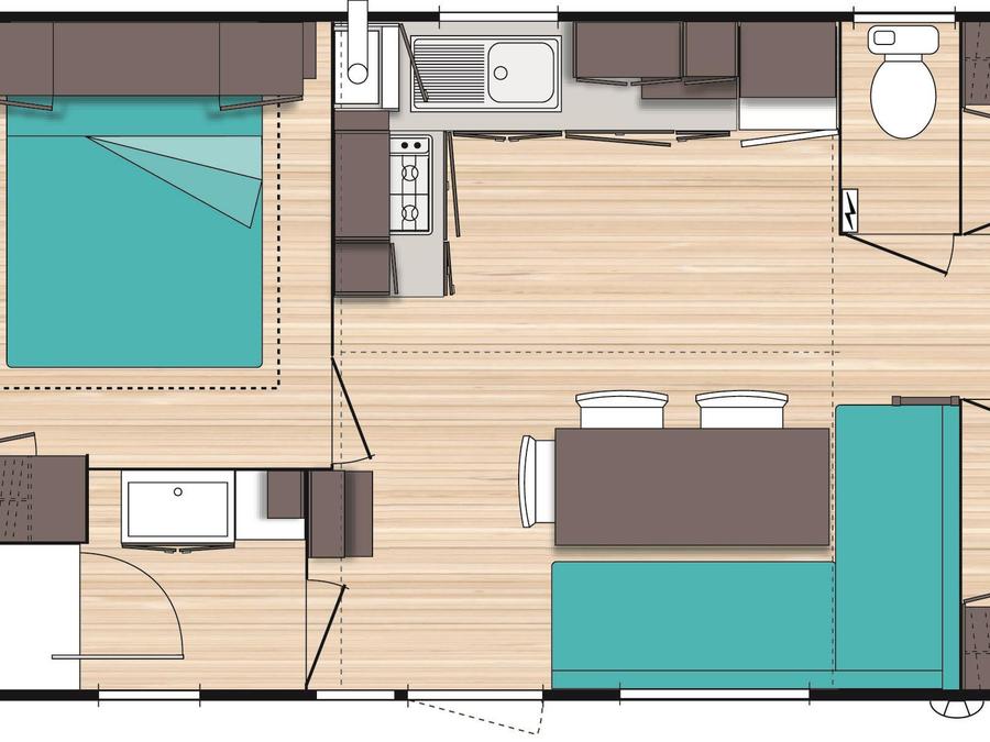 Mobilhome 6 personnes - n°29 + 42 11