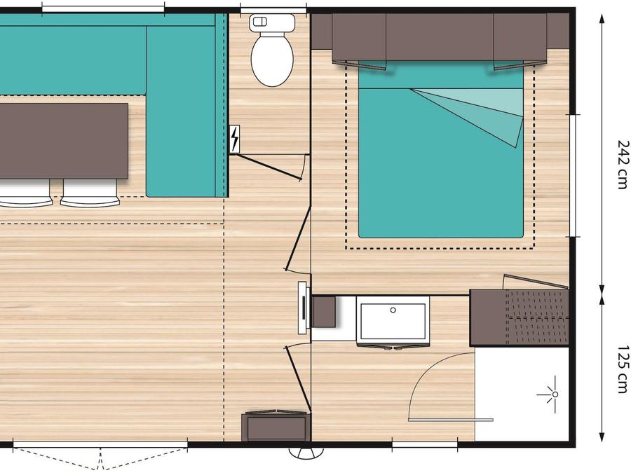 Mobilhome 4 personnes - Mobil Home 4 places - n°27, n°39, n°40, n°41 et 45 13